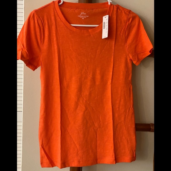 J. Crew Tops - J. CREW VINTAGE COTTON XS CREWNECK TEE NEW